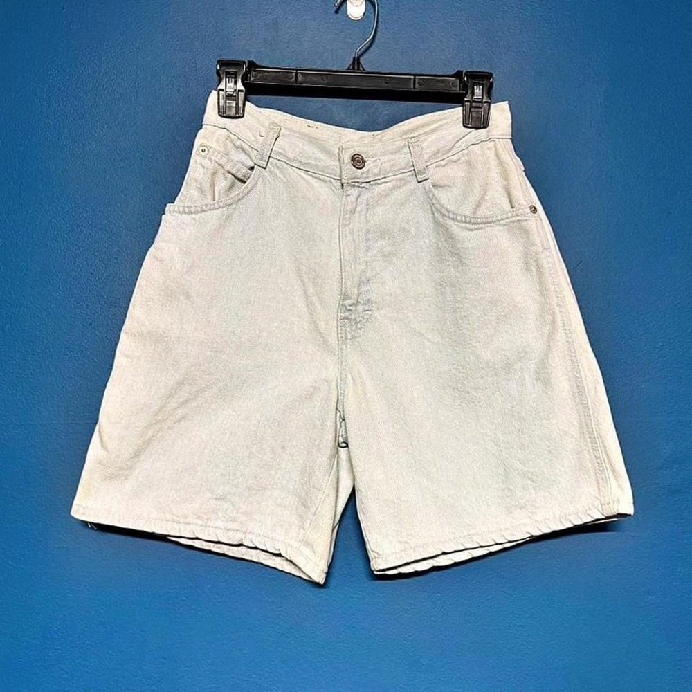 Vintage 90s Gitano Jean Shorts Women's Size 6 Light Wash Denim Mom Jorts Retro